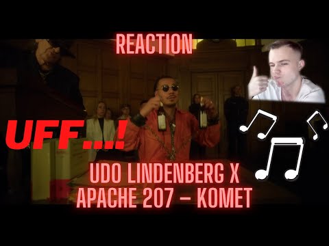 Ich höre zum ersten Mal Udo Lindenberg...!😱 |Reaction: Udo Lindenberg x Apache 207 – Komet