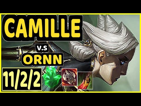 DHOKLA (CAMILLE) vs ORNN - 11/2/2 KDA TOP CHALLENGER GAMEPLAY - NA