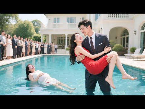 Both fell into water—he saved his ex; when she returned to a wealthy family, he knelt to regret!