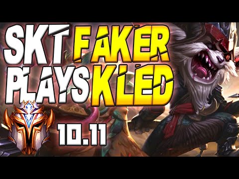 SKT T1 Faker Plays Kled vs Irealia Mid Lane - 10.11