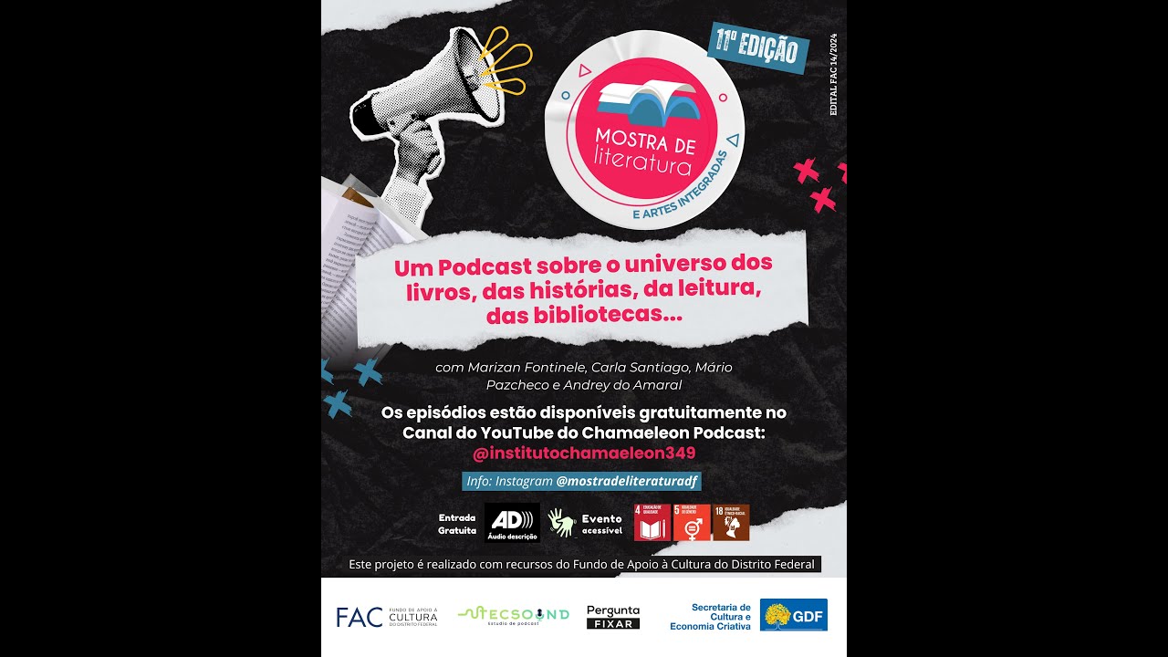 Mostra de Literatura | Chamaeleon Podcast # 16 | Temporada 2025