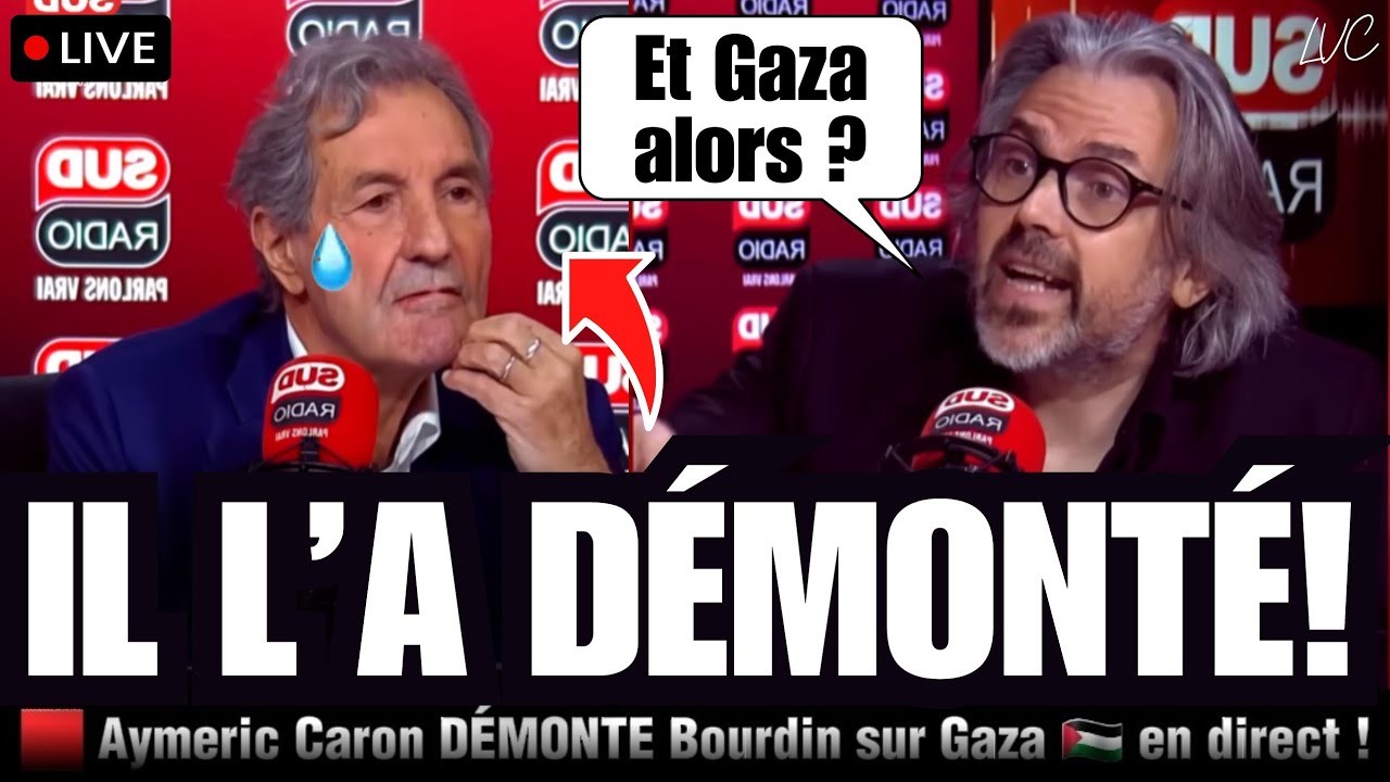 🟥 Aymeric Caron DISMANTLES a pro-Israel activist live!