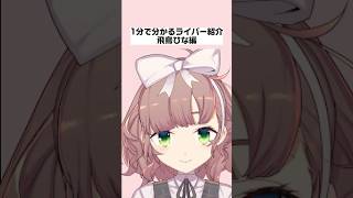 【1分で分かるライバー紹介】飛鳥ひな編【にじさんじ/にじさんじ切り抜き/飛鳥ひな/飛鳥ひな切り抜き/雑学/ライバー紹介/Seeds2期生/Seeds2期生切り抜き】