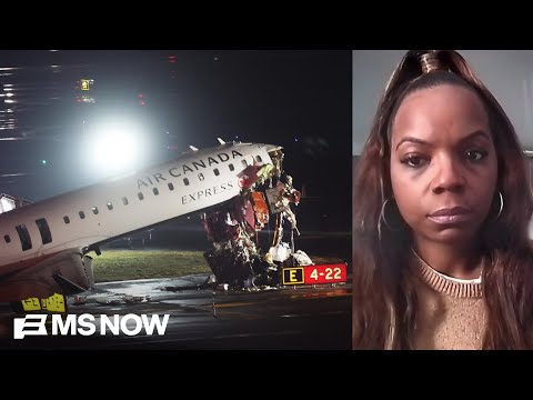 We 'got thrown out of our seats': Passenger details moment of LGA runway crash