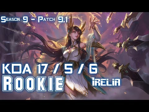 Rookie IRELIA vs PANTHEON Mid - Patch 9.1 KR Ranked