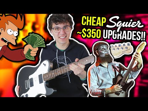 CHEAP Beginner Squier Guitar, $350 Upgrades!! And It Could be Yours. || High Intergrity NOSTALgufish