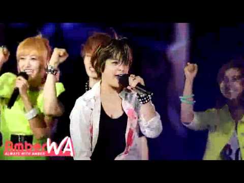 [120609] [FANCAM] Amber - Oops! Rap Part SMT in TW
