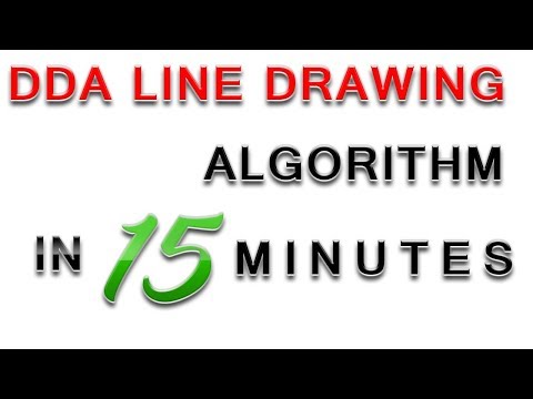dda line drawing algorithm in computer graphics | dda algorithm | Digital Differential Analyzer