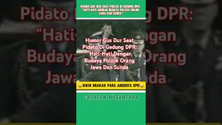 Download lagu Humor Gus Dur: 'Hati-Hati Dengan Budaya Politik Orang Jawa & Sunda #gusdur #humor #lucu #shorts mp3