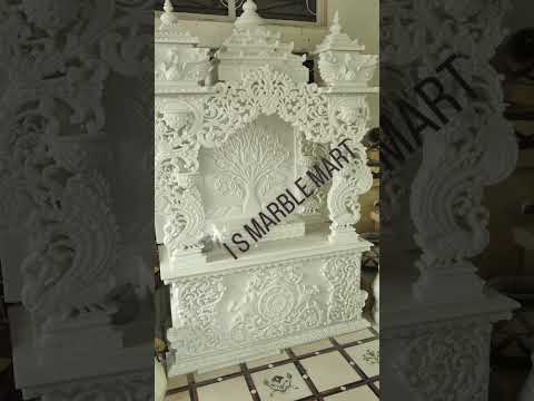Designer White Marble Home Temple