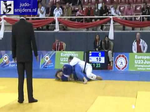 Judo 2009 Antalya: Carla Mosquera (ESP) - Raimonda Gedutyte (LTU) [-78kg].