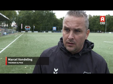 Interview with Marcel Vondeling after Alphia - Alphense Boys