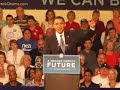 Barack talks about energy security in Dayton, Ohio on July 11, 2008.