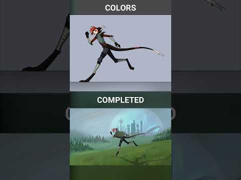 RUN CYCLE - Animation (OC) #animation #art