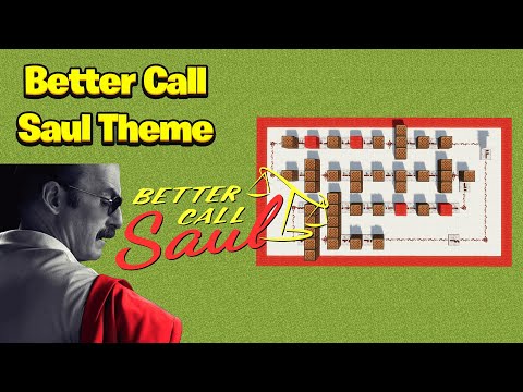 "Better Call Saul Theme" Minecraft Note Blocks Tutorial