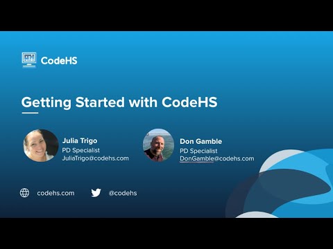 Codehs Webinar Getting Started With Codehs