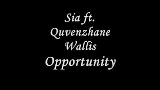 Sia -  Opportunity ( Lyrics )