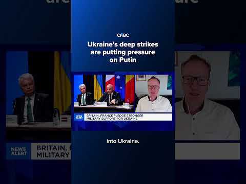 Ukraine's deep strikes are putting pressure on Putin