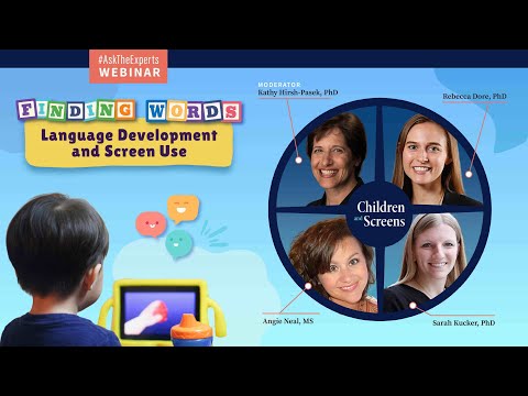 Finding Words: Language Development and Screen Use (#AskTheExperts)