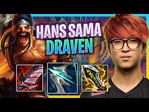HANS SAMA IS SO CLEAN WITH DRAVEN! | G2 Hans Sama Plays Draven ADC vs Caitlyn!  Season 2023
