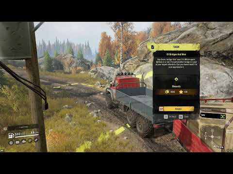 SnowRunner - Walkthrough - Part 72 - Of Bridges And Men 4K Gaming