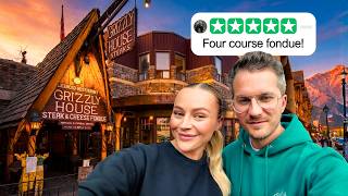 We Ate at Banff’s Most Unusual Restaurant 🇨🇦 (Grizzly House)