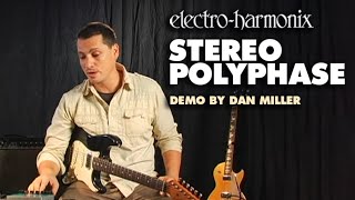 Video thumbnail for Electro-Harmonix Stereo Polyphase Analog Optical Envelope / LFO Phase Shifter (Demo by Dan Miller) by EHX