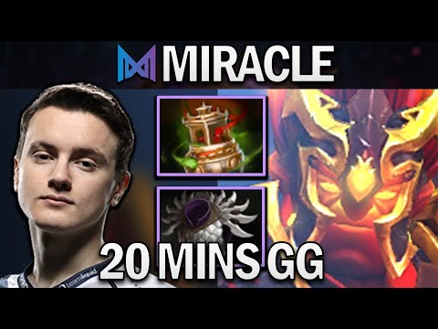 NIGMA.MIRACLE EMBER SPIRIT - 20 MINS GG - DOTA 2 7.26 GAMEPLAY