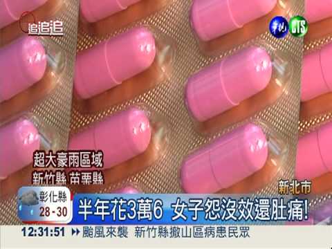 女3萬6買豐胸藥! 無效只鬧肚子疼