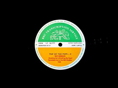 Roy Orbison Breaking Up Is Breaking My Heart Live Studio Recording