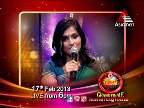 Vodafone Comedy Star Grandfinale - Vodafone Comedy Stars Grandfinale Wishes REMYA NAMBEESAN
