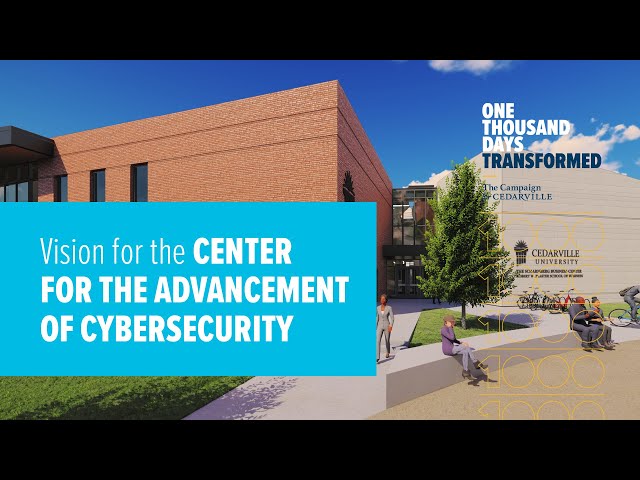 Thumbnail for video titled: Vision for the Center for the Advancement of Cybersecurity