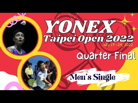 🔴 LIVE Score | CHOU Tien Chen (TPE) vs CHEN Chi Ting (TPE) | YONEX Taipei Open 2022