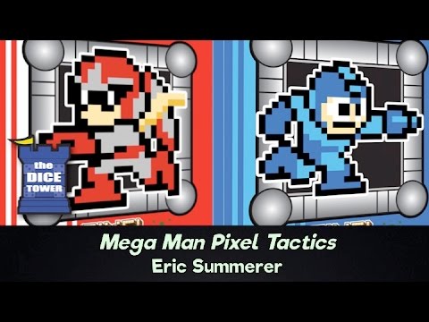 Mega Man Pixel Tactics Review - with Eric Summerer [The Dice Tower]