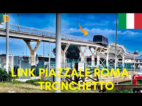 Der People Mover (Cable Liner Shuttle) Piazzale Roma - Insel Tronchetto, Venedig - Italien