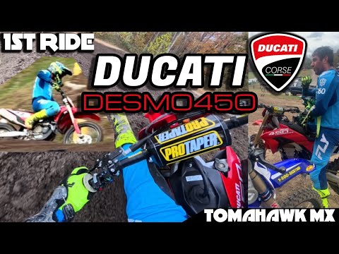 FIRST RIDE | DUCATI DESMO450 2026 TOMAHAWK MX PARK