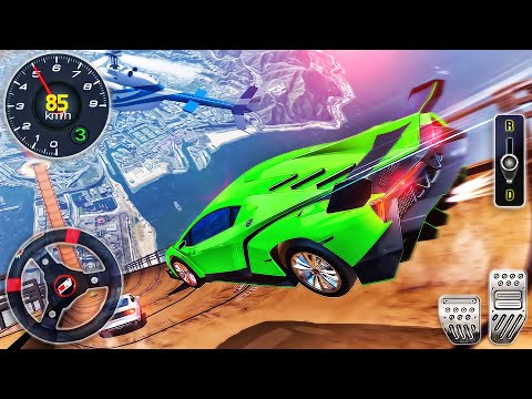 Vertical Impossible Mega Ramp 3D - Car Stunts Tracks Racing 2022 - Android GamePlay #4