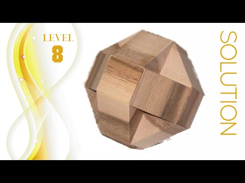 Ballin a wood puzzle from Vinco - Solution