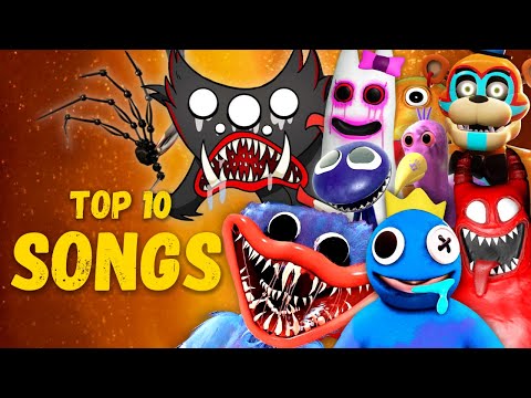 TOP 10 SONGS | KILLY WILLY, HUGGY WUGGY, POPPY PLAYTIME, RAINBOW FRIENDS, BANBAN, FREDDY FNAF | MORS