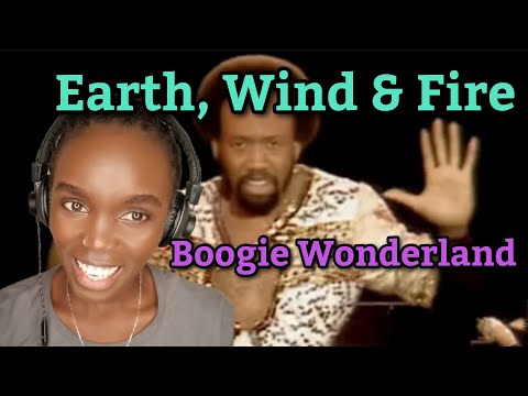 African Girl First Time Hearing Earth, Wind & Fire - Boogie Wonderland  (REACTION)