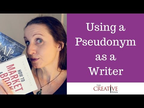 Using Different Author Names Or A Pseudonym As A Writer Video