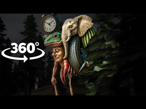 Italian Brainrot Final Boss🥵 Horror - Forest - 360° Video VR