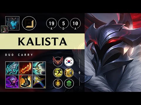 Kalista ADC vs Lucian - KR Grandmaster Patch 25.18