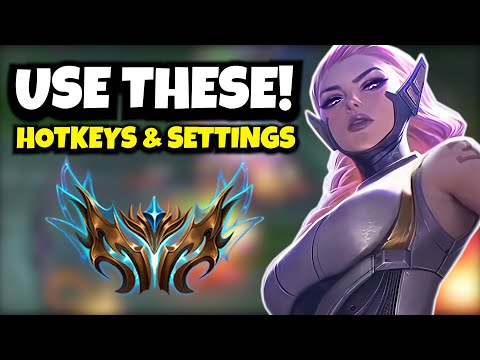 Become GOD With THESE Hotkeys & Settings in League of Legends | Kayle 1v9