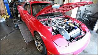 MAZDA RX7 FD smog test 2013