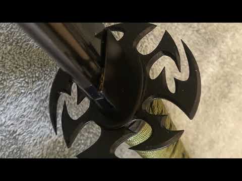 Katana with customized Tsuba designed by our customer Ken