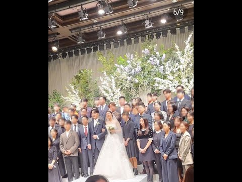 Kbiz super wedding of bride Kim Yuna and groom Go Woo Rim #shotrs