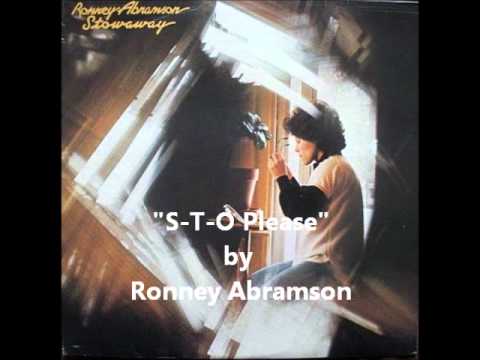 S-T-O Please - Ronney Abramson (True North Records)  1977 Canada