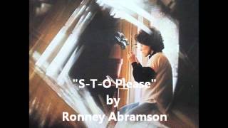 S-T-O Please - Ronney Abramson (True North Records)  1977 Canada