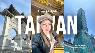 TAIWAN Travel Vlog 🇹🇼 | 7 Days &amp;amp; 6 Nights